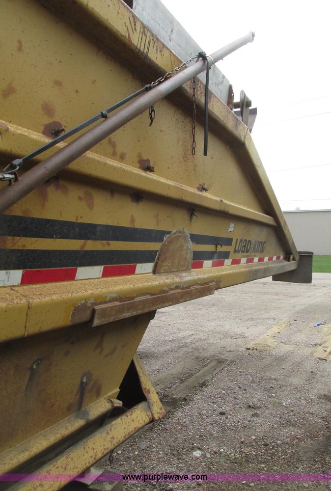image for item G9990 1987 Load King 1827 belly dump trailer