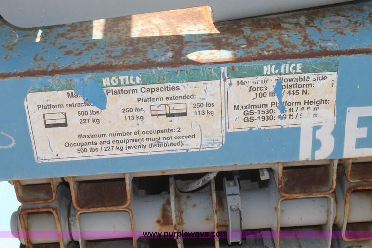 image for item H1730 Genie GS-1930 scissor lift