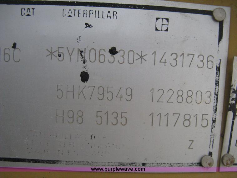 image for item H5257 1998 Caterpillar 416C backhoe