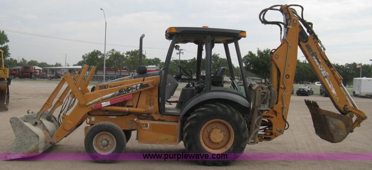 image for item H5260 2002 Case 580 Super M backhoe