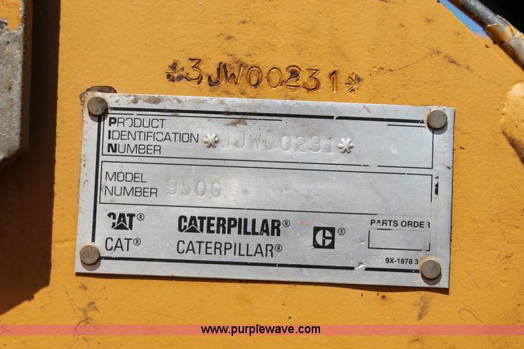 image for item H5609 1998 Caterpillar 950G wheel loader