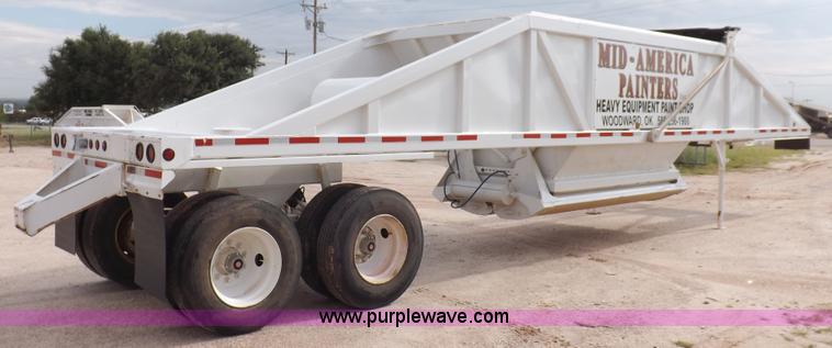 image for item H9144 1989 Ranco bottom dump trailer