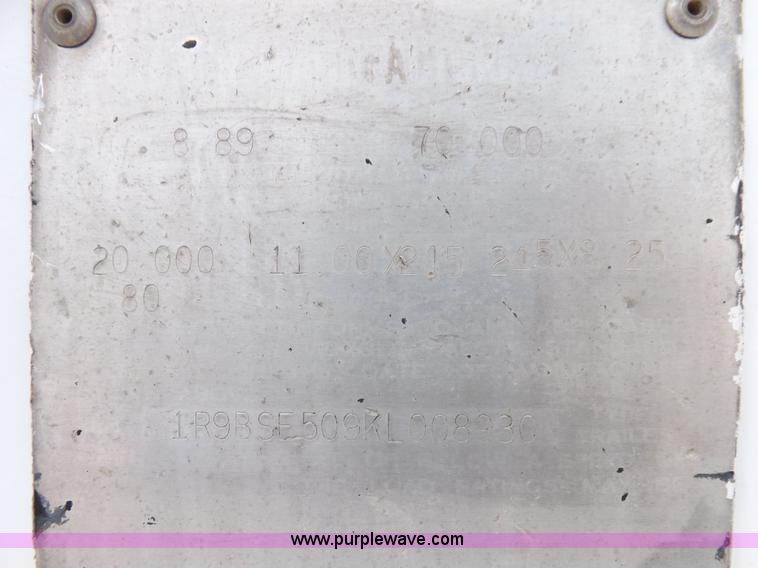 image for item H9144 1989 Ranco bottom dump trailer