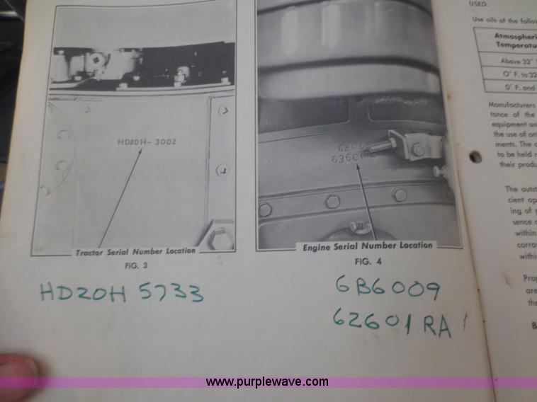 image for item I2220 Allis Chalmers HD20H dozer