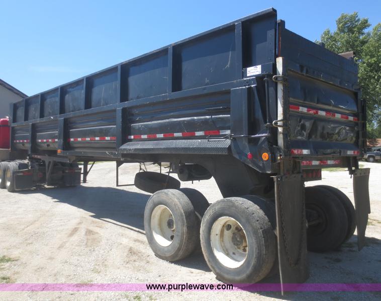 image for item I2221 1998 Clements end dump trailer