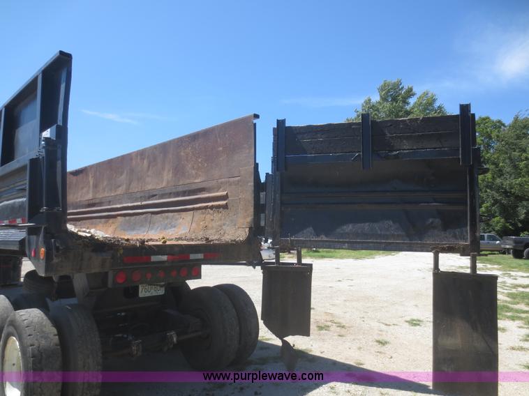 image for item I2221 1998 Clements end dump trailer