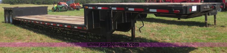 image for item I2232 1981 shop built double drop semi trailer