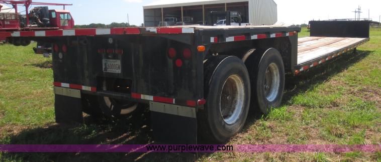 image for item I2232 1981 shop built double drop semi trailer