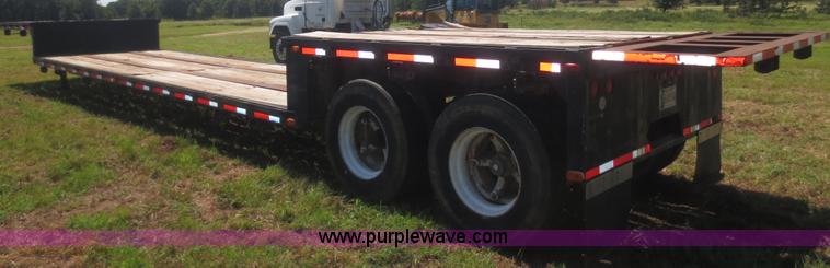 image for item I2232 1981 shop built double drop semi trailer