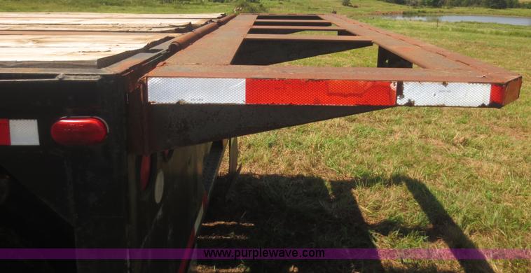 image for item I2232 1981 shop built double drop semi trailer