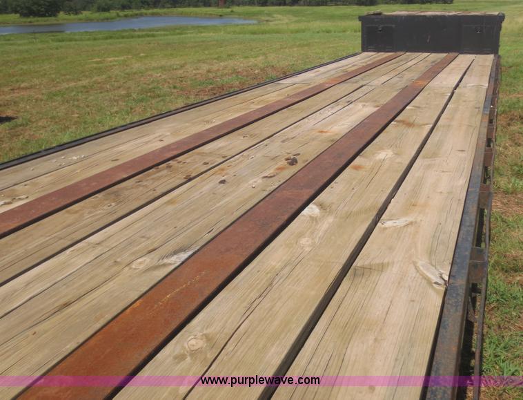 image for item I2232 1981 shop built double drop semi trailer