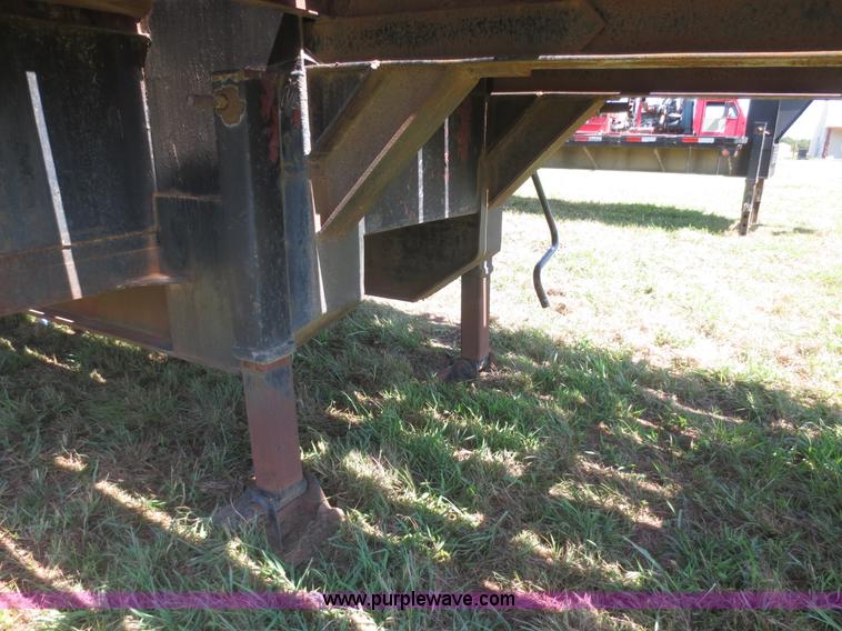 image for item I2232 1981 shop built double drop semi trailer