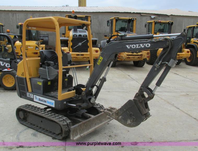 image for item I4134 2008 Volvo EC15B compact excavator