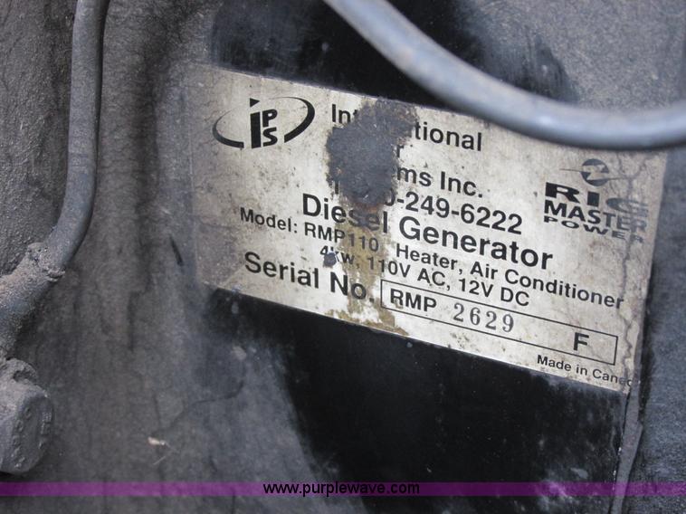 image for item I6074 Rig Master RMP100 power unit