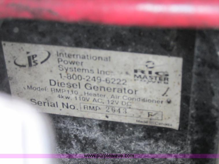 image for item I6075 Rig Master RMP110 power unit