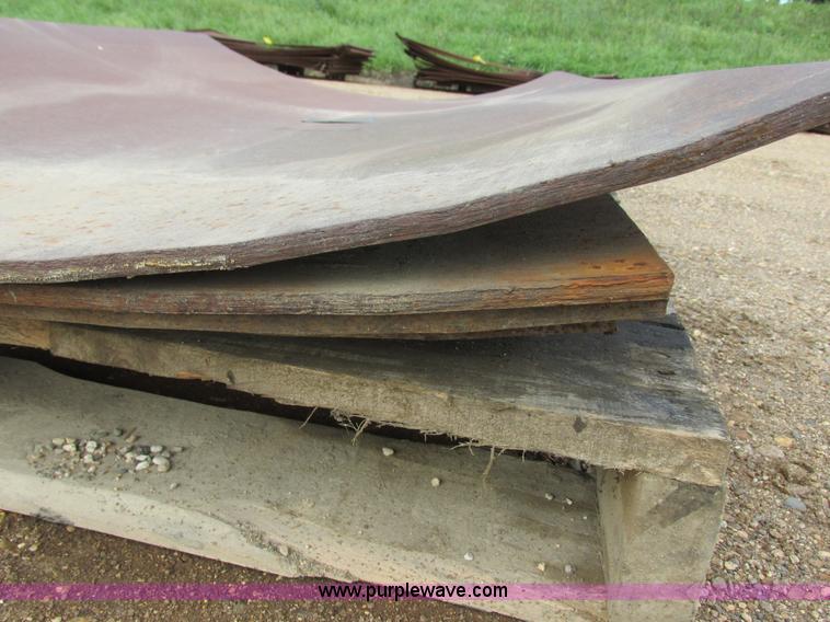 image for item I6081 (4) units of rolled iron dozer facing