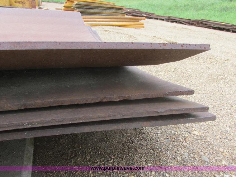 image for item I6081 (4) units of rolled iron dozer facing