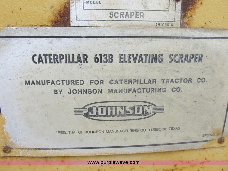image for item I6145 1979 Caterpillar 613B elevating scraper