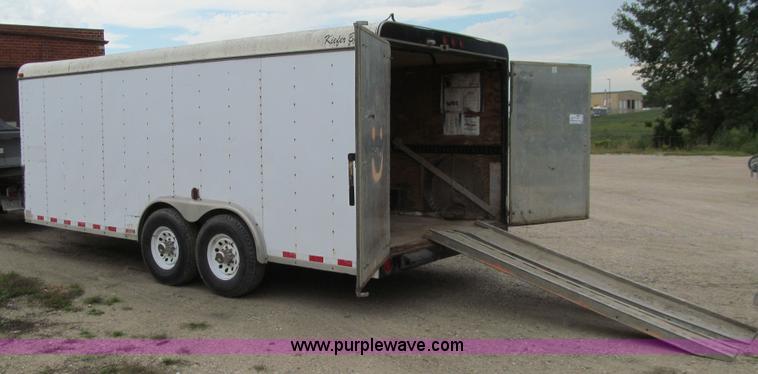 image for item J3419 1998 Kargo King enclosed trailer