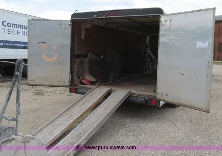 image for item J3419 1998 Kargo King enclosed trailer