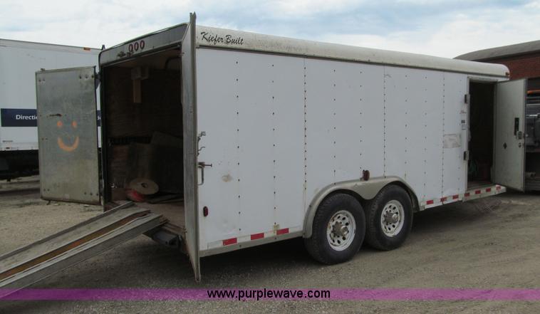 image for item J3419 1998 Kargo King enclosed trailer