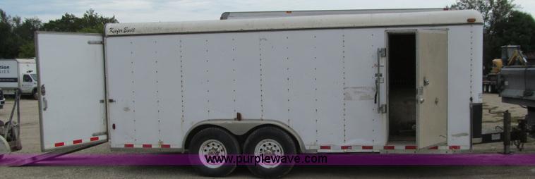 image for item J3419 1998 Kargo King enclosed trailer