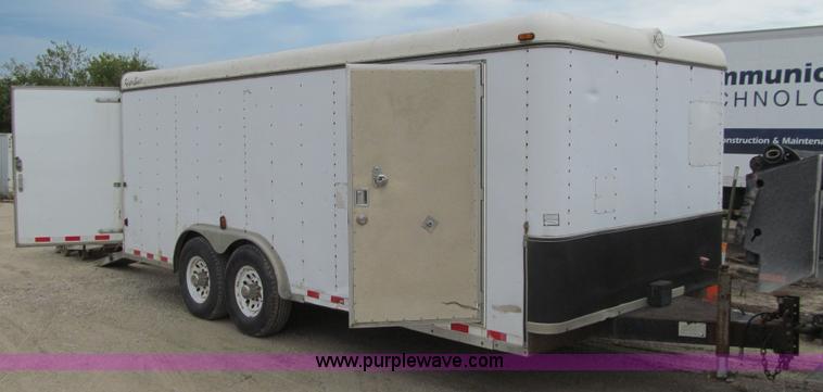 image for item J3419 1998 Kargo King enclosed trailer
