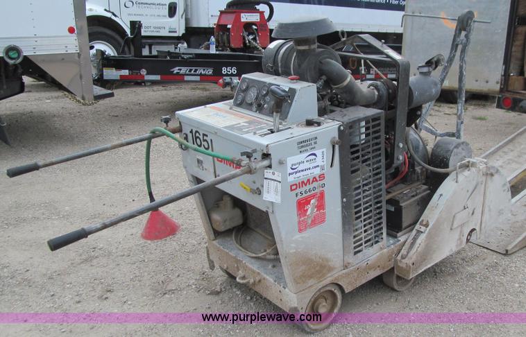 image for item J3420 2005 Dumas F566000 walk behind concrete saw