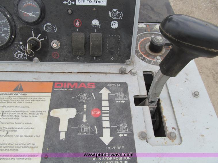 image for item J3420 2005 Dumas F566000 walk behind concrete saw