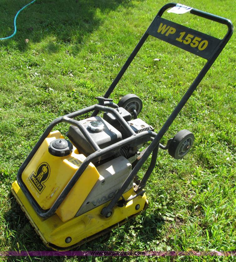 image for item J3436 Wacker WP1550 walk-behind vibratory plate compactor