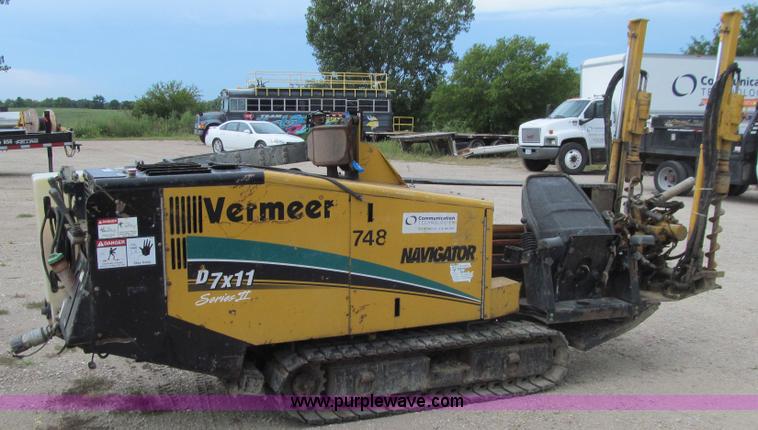 image for item J3437 2005 Vermeer D7X11 Series II Navigator directional boring machine