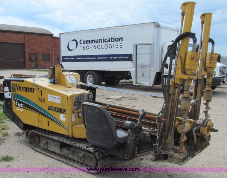 image for item J3437 2005 Vermeer D7X11 Series II Navigator directional boring machine