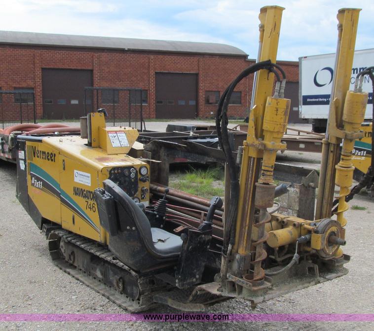 image for item J3438 2005 Vermeer D7X11 Series II Navigator directional boring machine