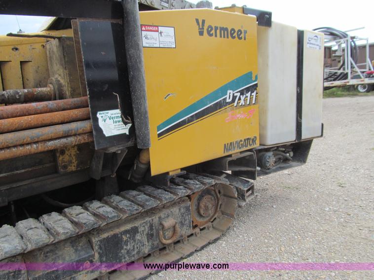 image for item J3438 2005 Vermeer D7X11 Series II Navigator directional boring machine