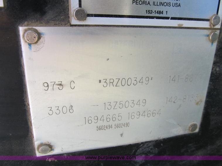 image for item Z9125 2001 Caterpillar 973C track loader