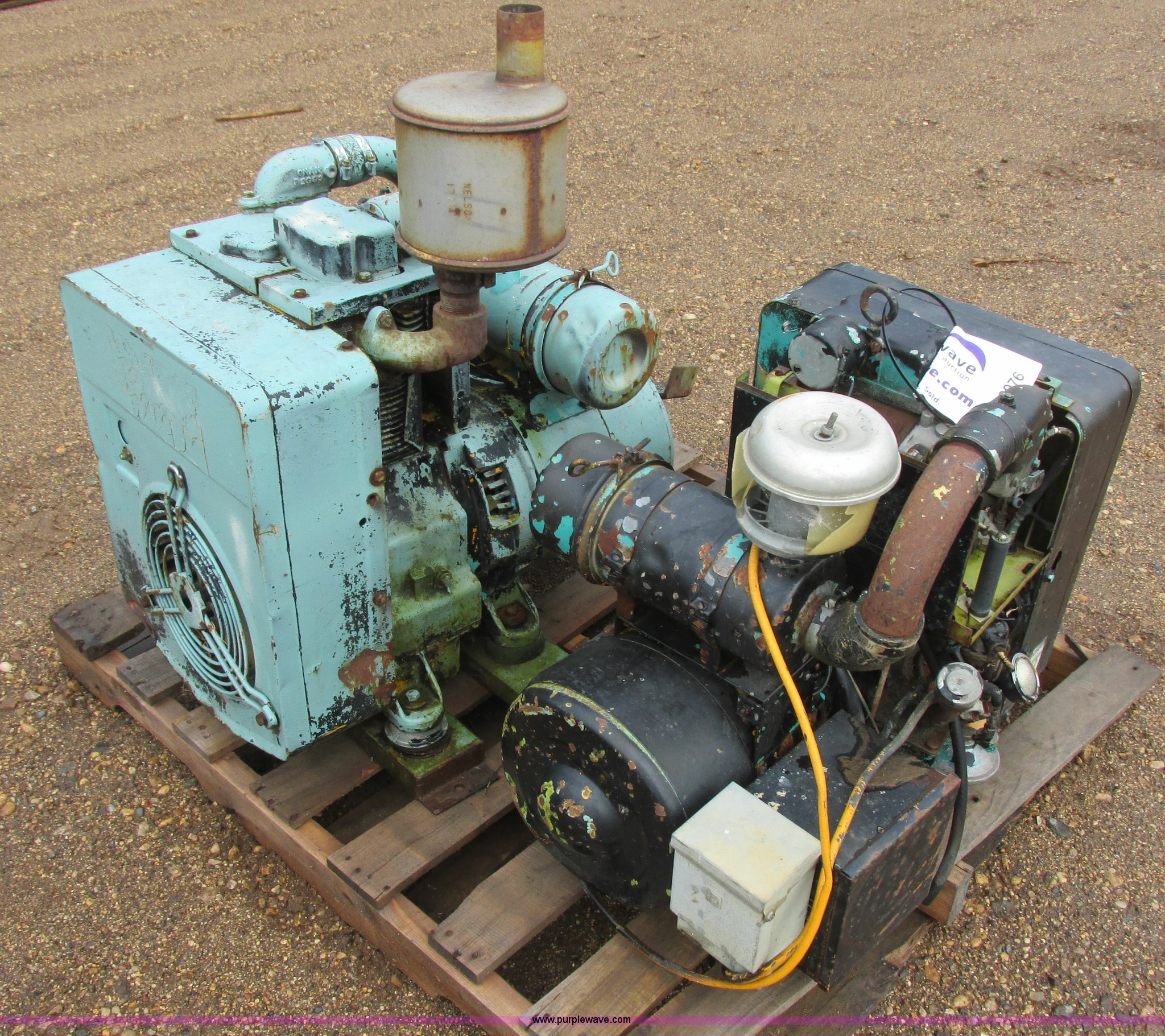 (2) Onan electric plants in Slayton, MN Item I6076 sold Purple Wave