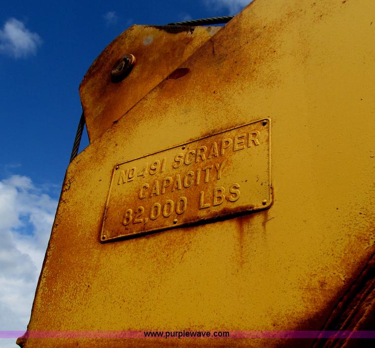 image for item E4939 Caterpillar 491 cable pull scraper