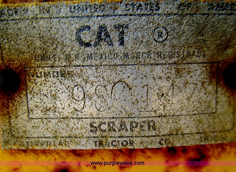 image for item E4939 Caterpillar 491 cable pull scraper