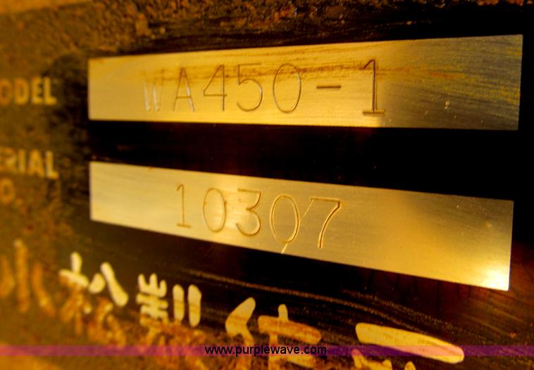 image for item E4942 1987 Komatsu WA450-1 wheel loader