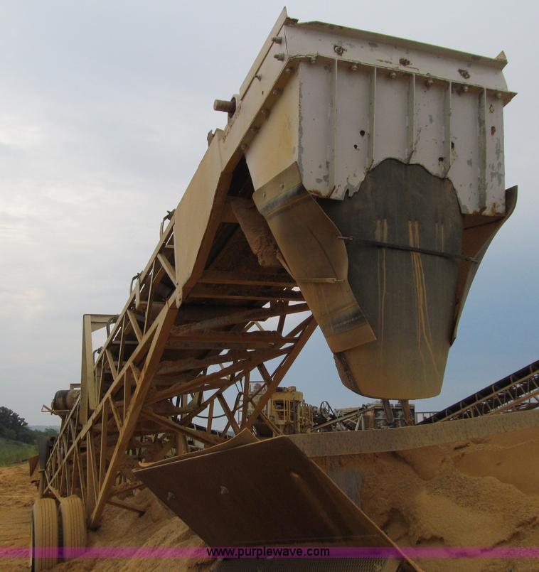 image for item E4955 Custom built portable transfer conveyor