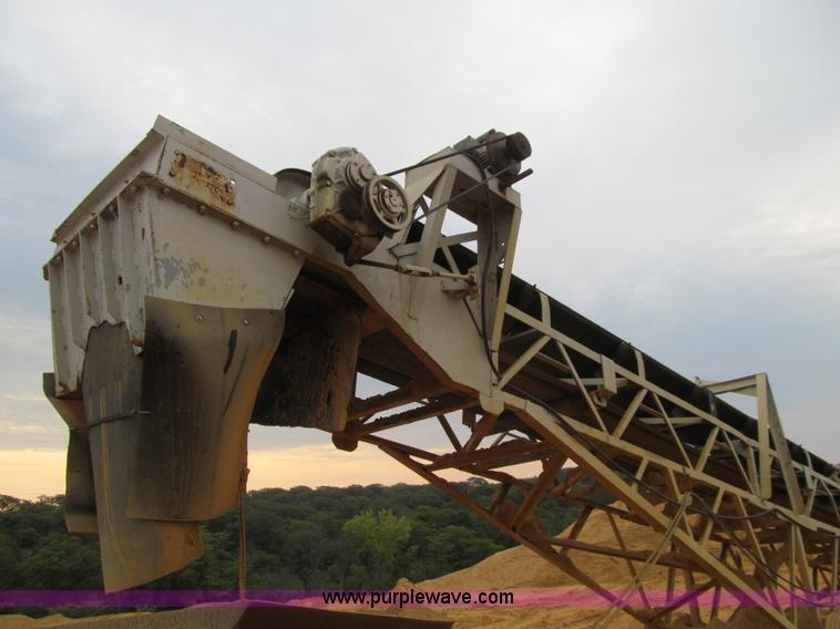 image for item E4955 Custom built portable transfer conveyor