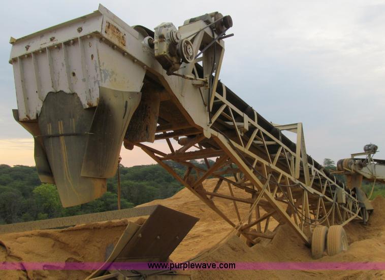 image for item E4955 Custom built portable transfer conveyor