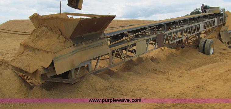 image for item E4956 Custom built portable transfer conveyor