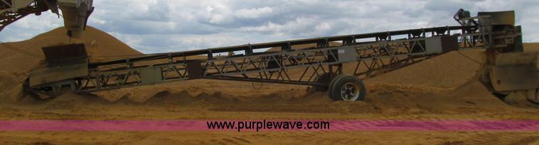 image for item E4956 Custom built portable transfer conveyor