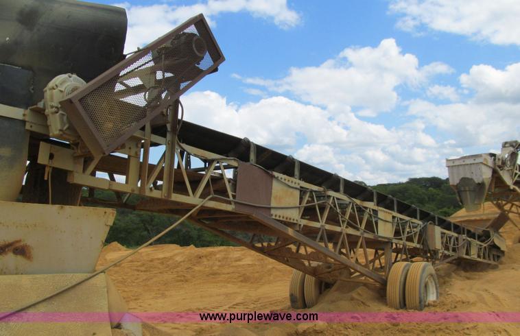 image for item E4956 Custom built portable transfer conveyor