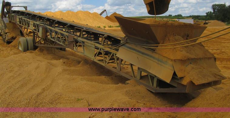 image for item E4956 Custom built portable transfer conveyor