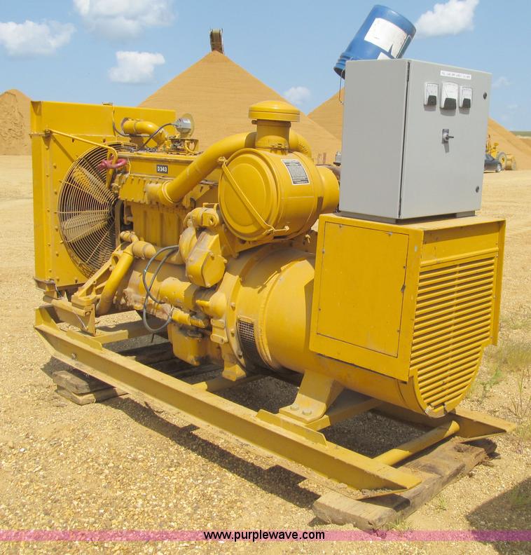 image for item E4977 Caterpillar D343 generator