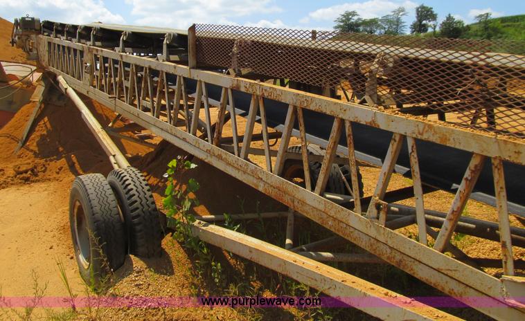 image for item E4981 Custom built portable transfer conveyor