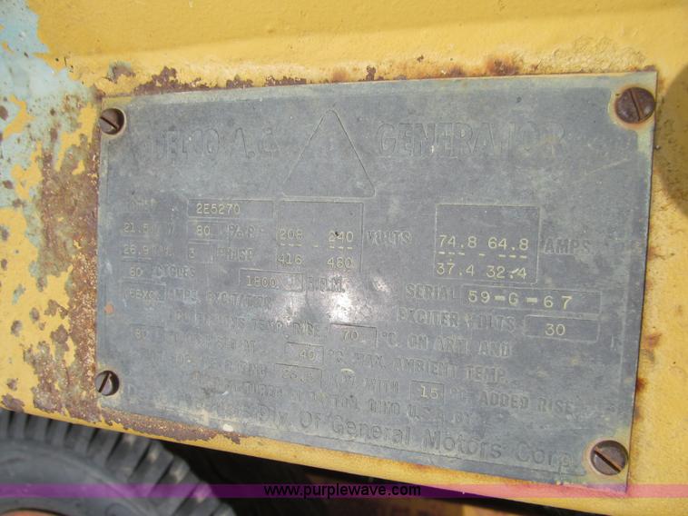 image for item J3442 Delco 2E5270 generator set