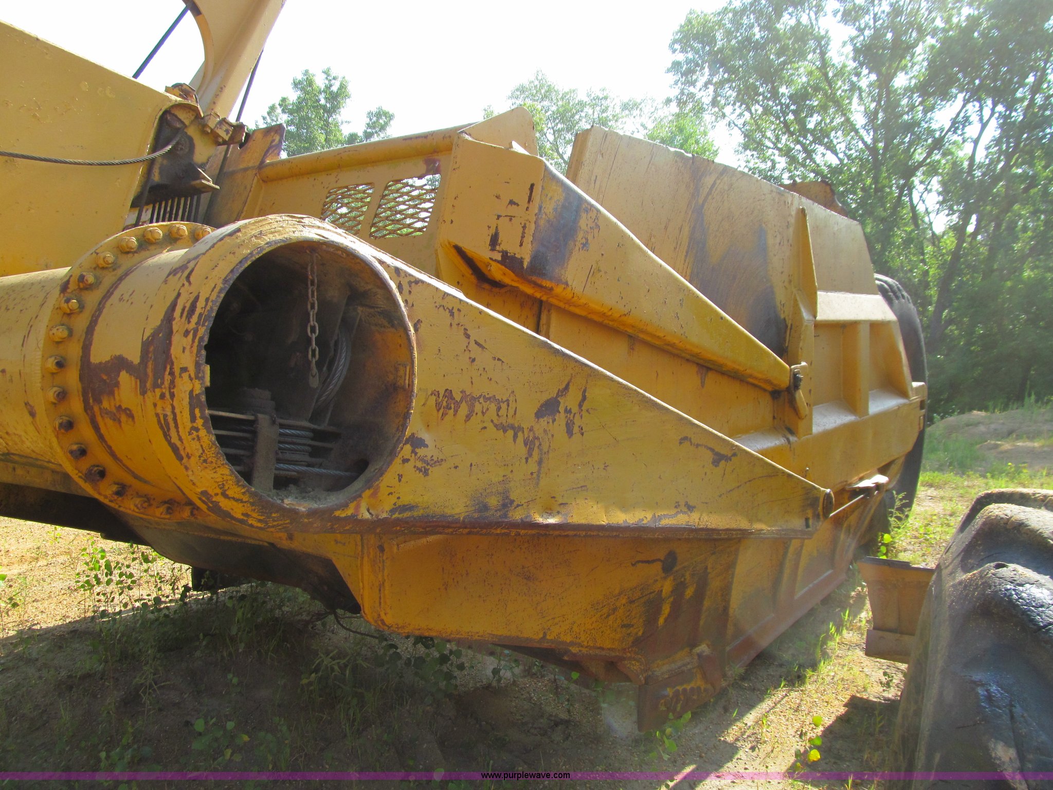 Caterpillar 491 cable pull scraper in Stuart, IA Item E4961 sold